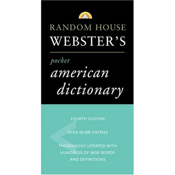Pre-Owned Random House Webster's Pocket American Dictionary: Fourth Edition (Pocket Reference Guides) (Paperback) 0375719377 9780375719370