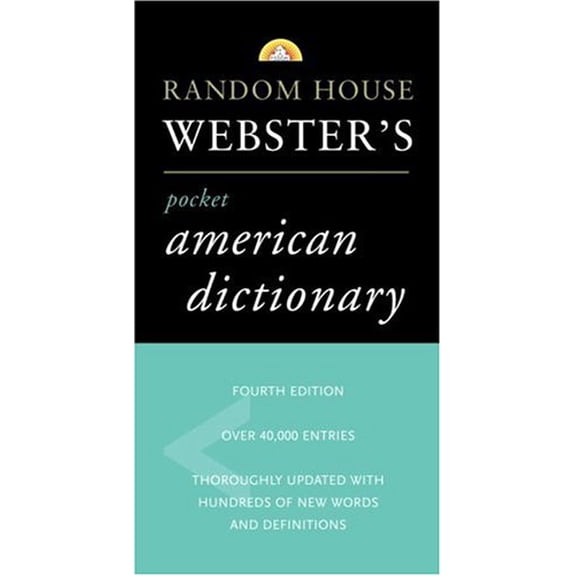 Pre-Owned Random House Webster's Pocket American Dictionary: Fourth Edition (Pocket Reference Guides) (Paperback) 0375719377 9780375719370