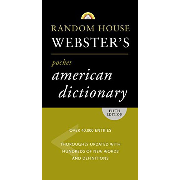 Pre-Owned Random House Webster's Pocket American Dictionary (Paperback) 0375722718 9780375722714