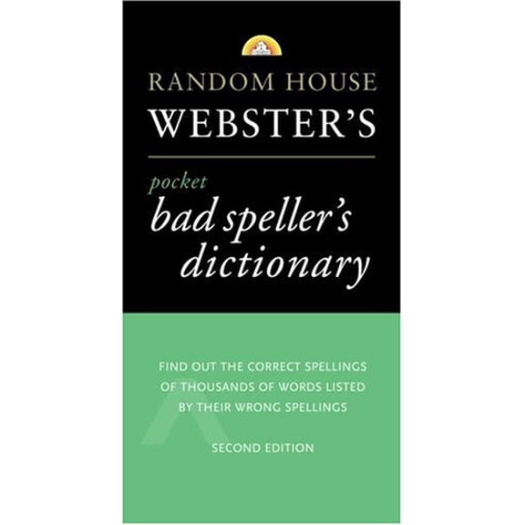 Pre-Owned Random House Webster's Pocket Bad Speller's Dictionary (Best-Selling Random House Webster's Pocket Reference) Paperback