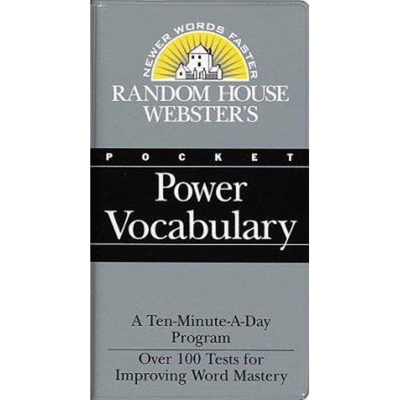 Pre-Owned Random House Webster's Pocket Power Vocabulary (Paperback) 0375701915 9780375701917