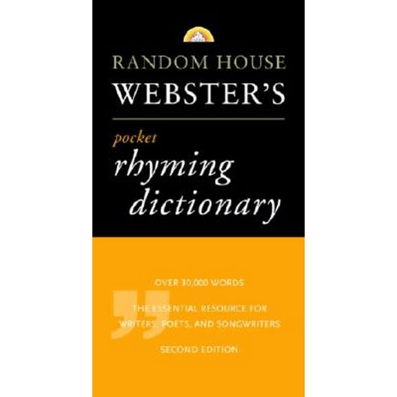 Pre-Owned Random House Webster's Pocket Rhyming Dictionary (Paperback) 0375705147 9780375705144