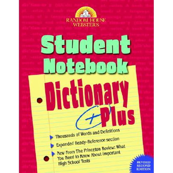 Pre-Owned Random House Webster's Student Notebook Dictionary Plus (Paperback) 0375720871 9780375720871