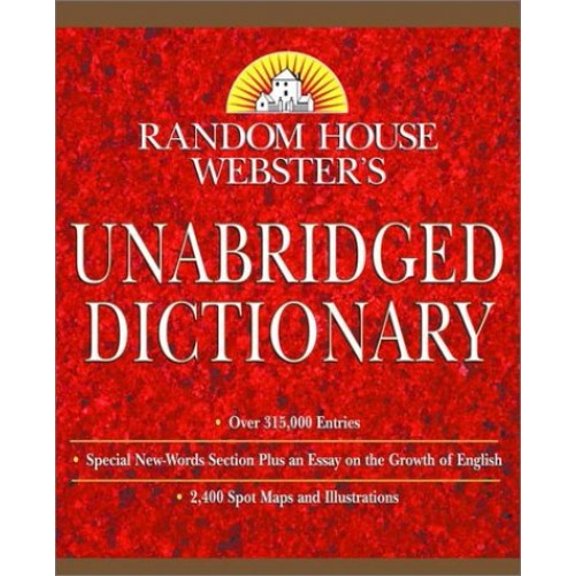 Pre-Owned Random House Webster's Unabridged Dictionary (Hardcover) 0375425667 9780375425660
