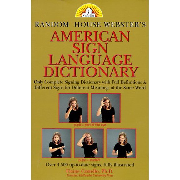 Pre-Owned American Sign Language Dictionary Paperback