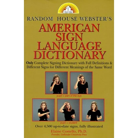 Pre-Owned American Sign Language Dictionary Paperback