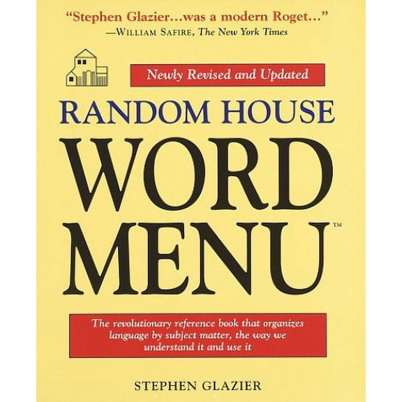 Pre-Owned Random House Word Menu: Revised and Updated (Hardcover) 0679449639 9780679449638