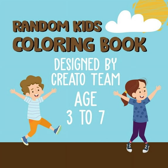 Random Kids Coloring Book: Art Coloring Kids Activity Book, (Paperback)