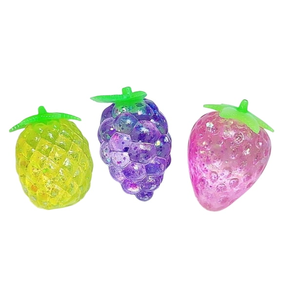 Random One Fruit Squishy Fidget Toys, Slow Rising Stress Relief Shape Soft Squishy Toys & Release Stress Balls