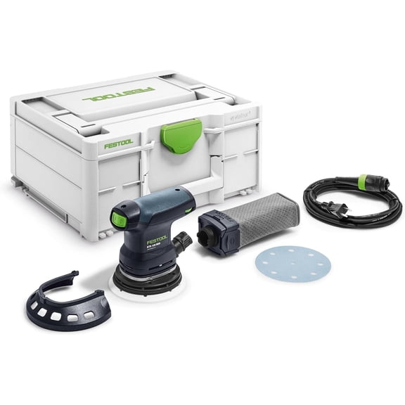 Random Orbital Sander ETS 125 REQ-Plus, Corded Electric Variable Speed Orbital Sander with Dust Removal System