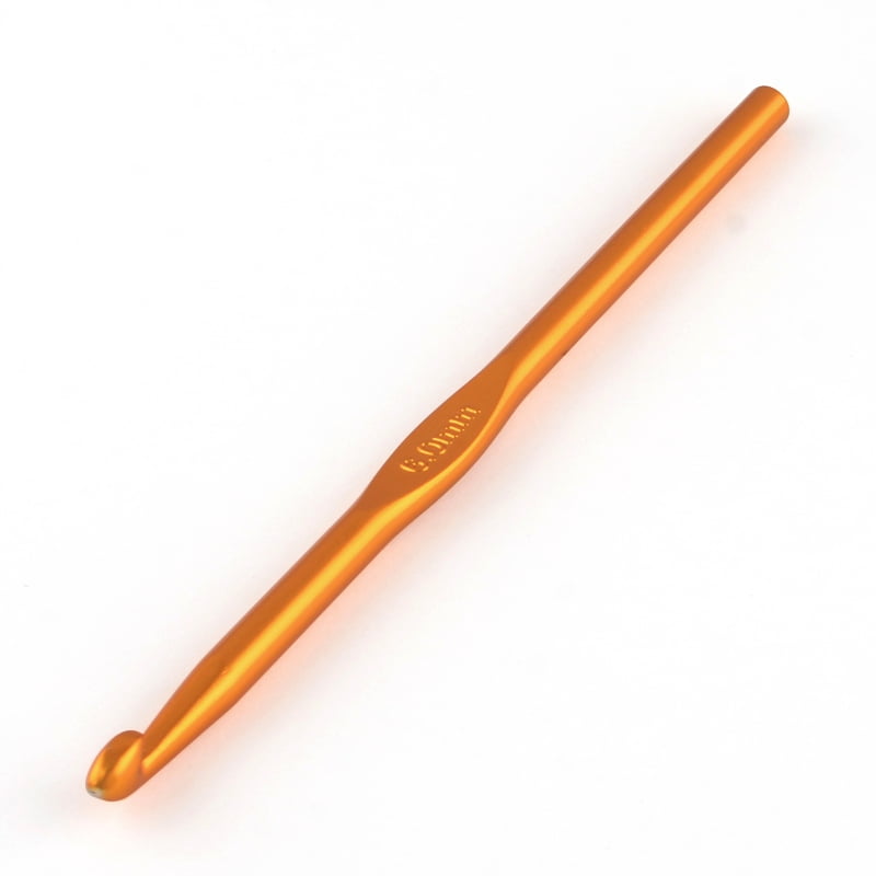Random Single color Aluminum Crochet Hooks Single color per bag Pin: 6.0mm 148x6mm