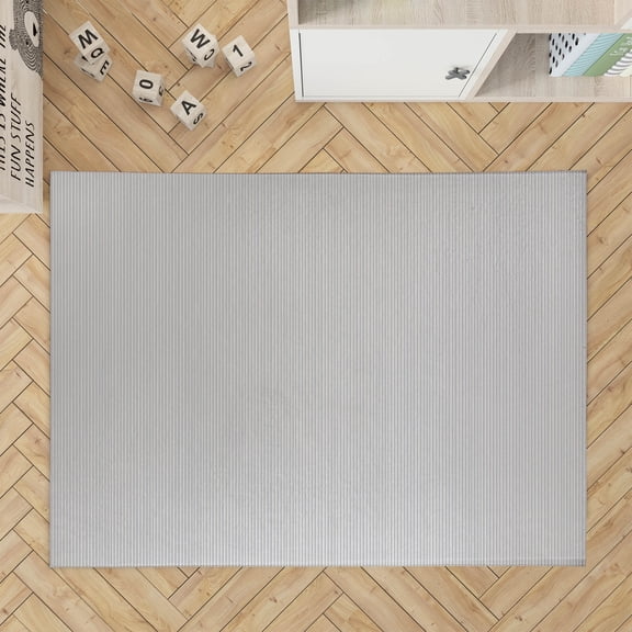 Random Stripes Grey Kids Play Mat