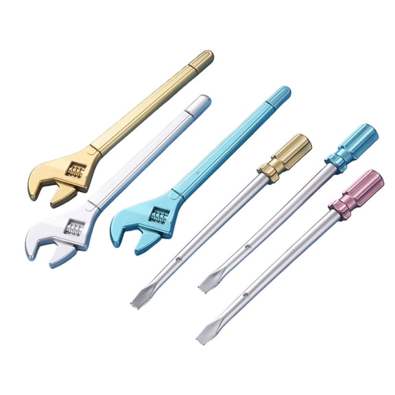 Random Style Neutral Pen with Screwdriver Build for Precision Drafting and Writing Handy Cartoon Shaped Utility Pen for Rooms and Desks