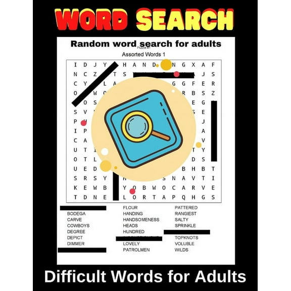 Random Word Search Book for Adults: Active Mindful Brain Games Keep Your Mind Young (Paperback)