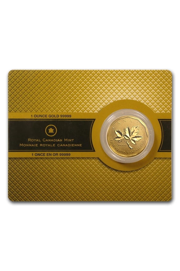 2008 Canada 1 oz Gold Maple Leaf .99999 BU (w/Assay Card)