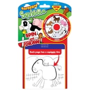 RandomLine of Creative Things Squiggle Barnyard On-The-Go Doodle Pad- Spin & Draw, Create Animal & Farm Works Of Art, Travel Activity Book, Kids 4+