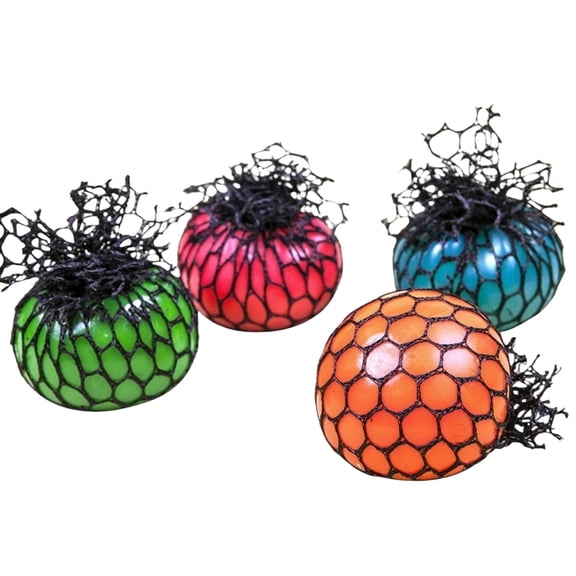 Randomly Mesh Squishy Balls Stress Relief Squeeze Grape Balls Relieve Pressure Balls for Kids Boys Girls Adults Party Decorations and Birthday Favor