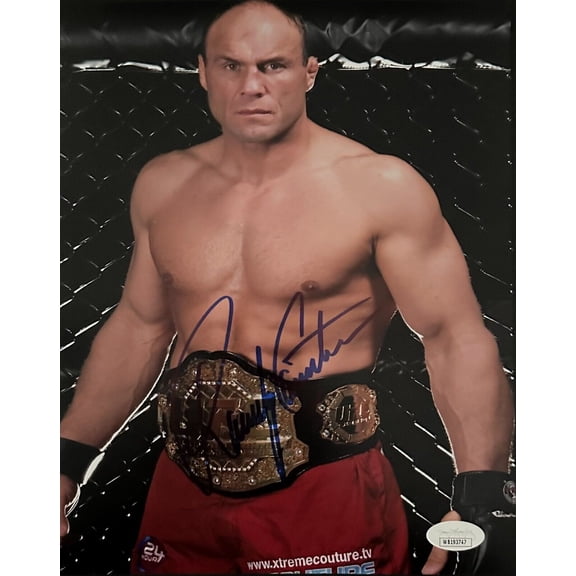 Randy Couture Signed Autographed 8x10 Photo JSA Authenticated #1