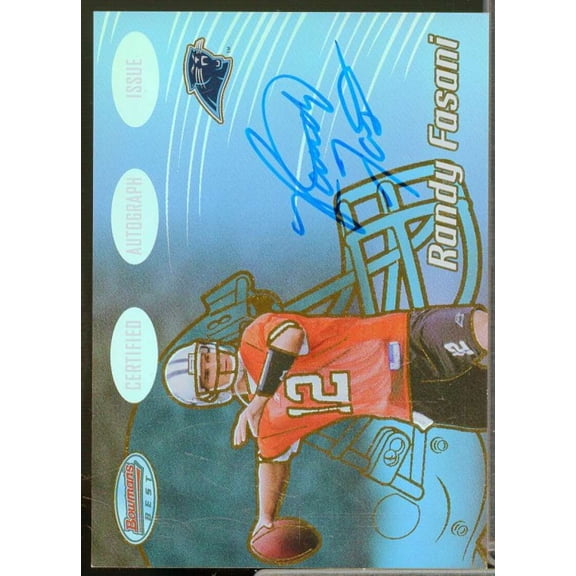 Randy Fasani AU Rookie Card 2002 Bowman's Best Gold #159