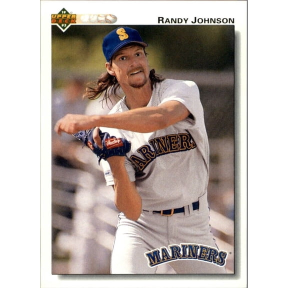 Randy Johnson 1992 Upper Deck MLB #164 Baseball Card Seattle Mariners
