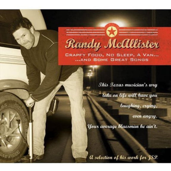 Randy McAllister - Crappy Food No Sleep a Van & Some Great Songs - Blues - CD