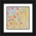 thumbnail image 1 of Randy Noble Fine Art 12x12 Black Ornate Wood Framed with Double Matting Museum Art Print Titled - Fashions Garden, 1 of 4