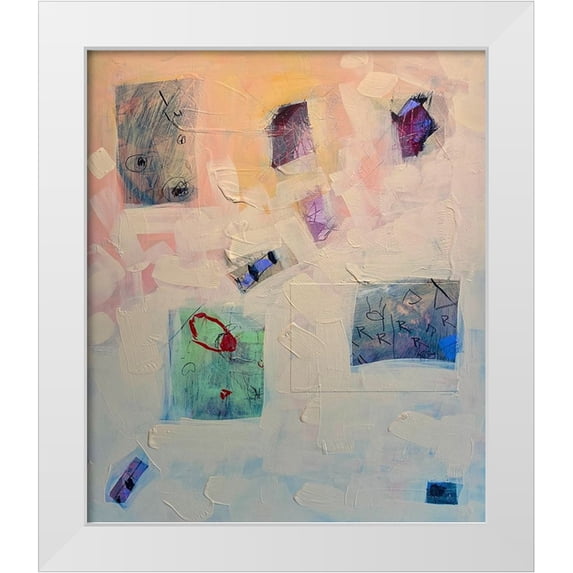 Randy Noble Fine Art 12x13 White Modern Wood Framed Museum Art Print Titled - Bold Entry