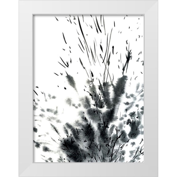 Randy Noble Fine Art 12x14 White Modern Wood Framed Museum Art Print Titled - Primitive