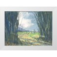thumbnail image 1 of Randy Noble Fine Art 14x11 White Modern Wood Framed Museum Art Print Titled - Distant Valley, 1 of 4