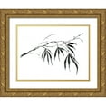 thumbnail image 1 of Randy Noble Fine Art 18x15 Gold Ornate Wood Framed with Double Matting Museum Art Print Titled - Tropical Branch, 1 of 4