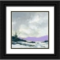 thumbnail image 1 of Randy Noble Fine Art 20x20 Black Ornate Wood Framed with Double Matting Museum Art Print Titled - Winters Trail, 1 of 4