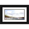 thumbnail image 1 of Randy Noble Fine Art 24x14 Black Ornate Wood Framed with Double Matting Museum Art Print Titled - Mountain River, 1 of 4