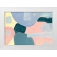 thumbnail image 1 of Randy Noble Fine Art 24x18 White Modern Wood Framed Museum Art Print Titled - Pastel Palette 4, 1 of 4