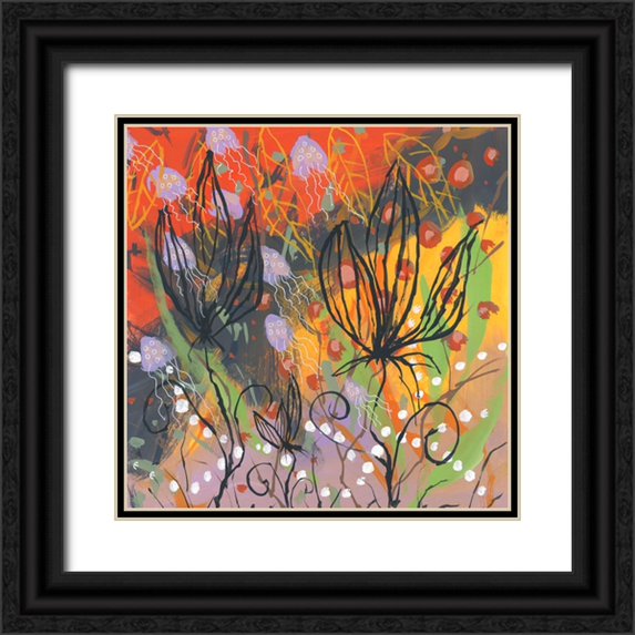 Randy Noble Fine Art 26x26 Black Ornate Wood Framed with Double Matting Museum Art Print Titled - Natures Spice