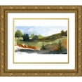 thumbnail image 1 of Randy Noble Fine Art 32x26 Gold Ornate Wood Framed with Double Matting Museum Art Print Titled - Green Valley, 1 of 4