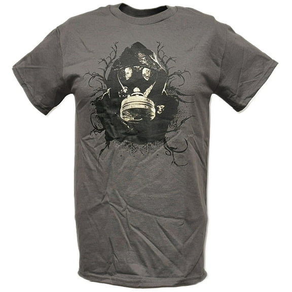Randy Orton Gas Mask Mens Grey T-shirt
