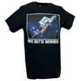 thumbnail image 1 of Randy Orton RKO Outta Nowhere Astronaut WWE Mens Black T-shirt XL, 1 of 4