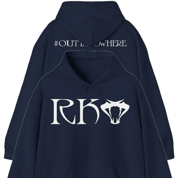 Randy Orton RKO #OuttaNoWhere Navy Blue Pullover Hoody