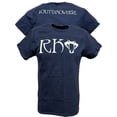 thumbnail image 1 of Randy Orton RKO #OuttaNoWhere Navy Blue T-shirt, 1 of 5