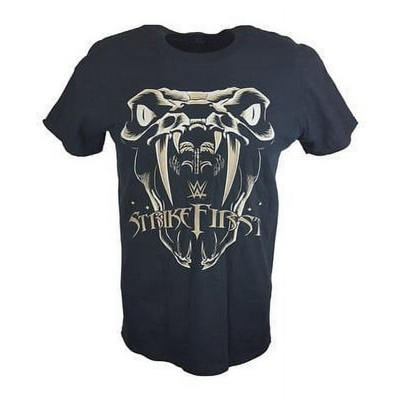 Randy Orton Strike First WWE Mens Black T-shirt S