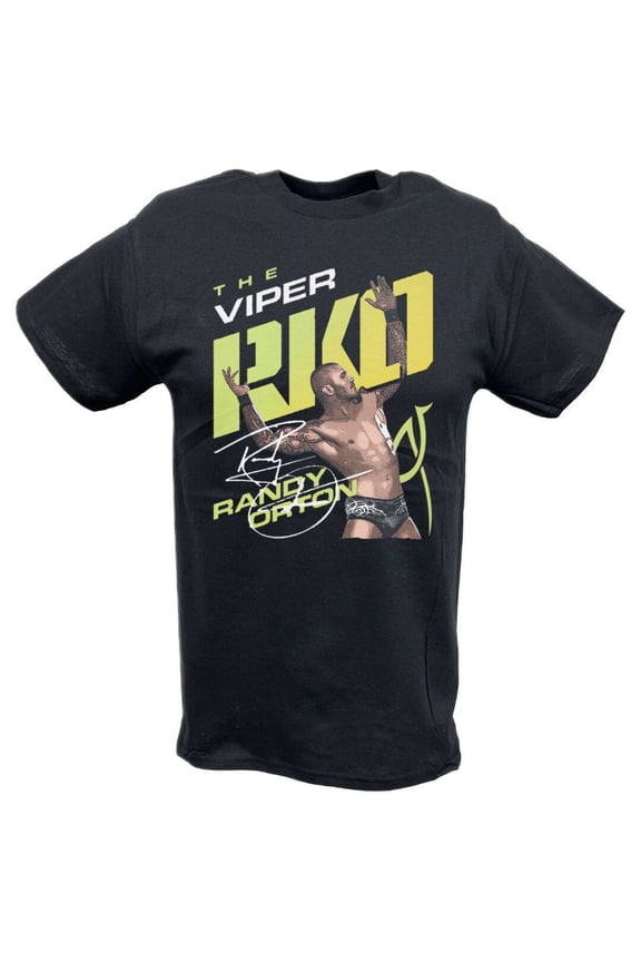 Randy Orton Viper RKO Pose Black T-shirt