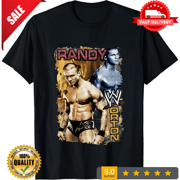 Randy Orton Wrestling Gift For Fan Black Cotton T Shirt Full Size S-5XL, LIMITED EDITION-TH69896