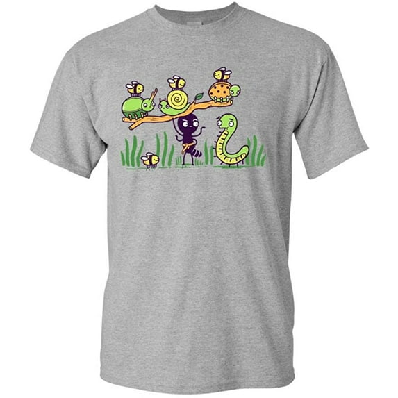 Randy Otter Ant Strong Man DT Adult T-Shirt Tee