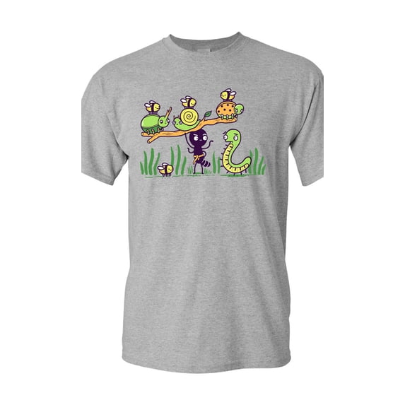 Randy Otter Ant Strong Man DT Adult T-Shirt Tee