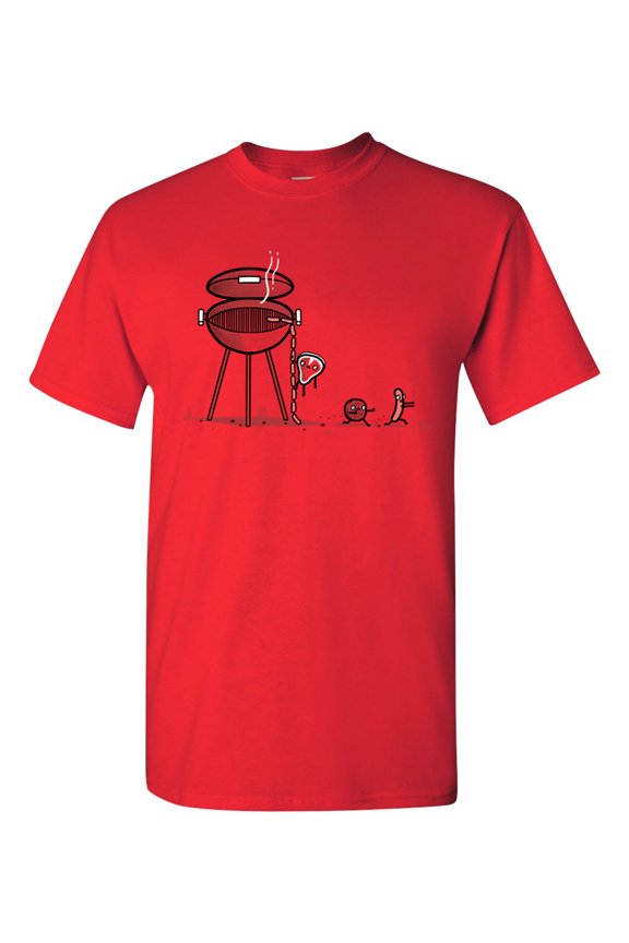 Randy Otter BBQ Escape DT Adult T-Shirt Tee