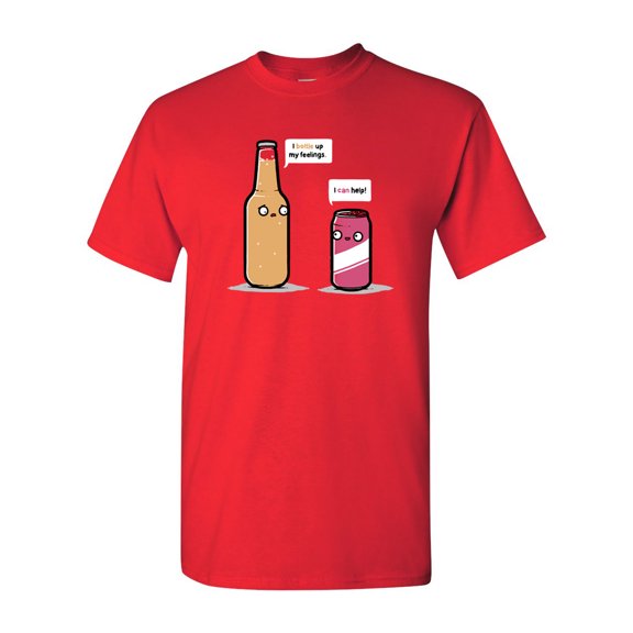 Randy Otter Bottled Up DT Adult T-Shirt Tee