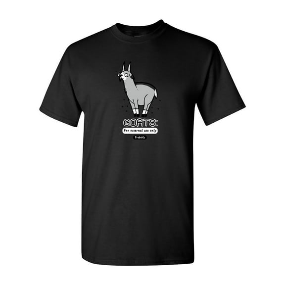 Randy Otter Goats DT Adult T-Shirt Tee