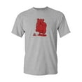 thumbnail image 1 of Randy Otter Heart Attack DT Adult T-Shirt Tee, 1 of 2