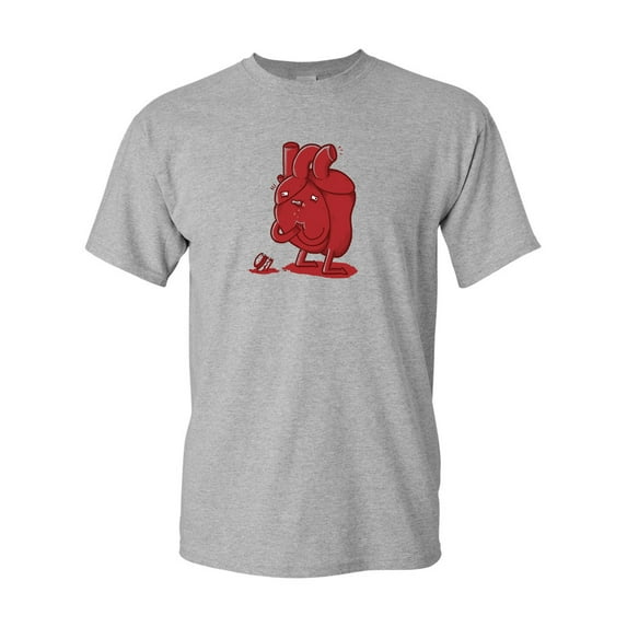Randy Otter Heart Attack DT Adult T-Shirt Tee