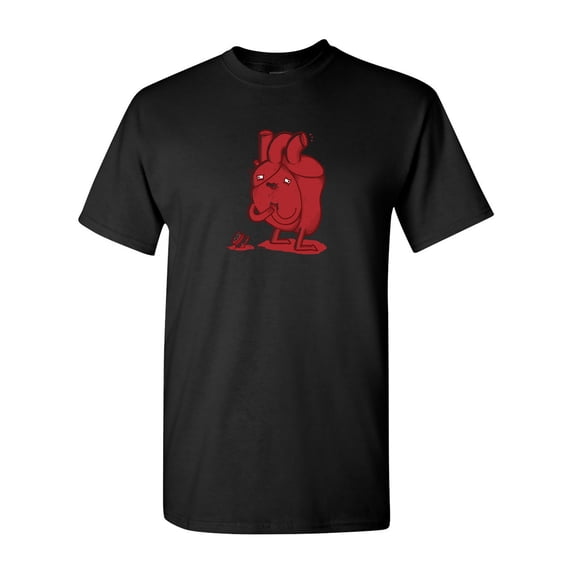 Randy Otter Heart Attack DT Adult T-Shirt Tee
